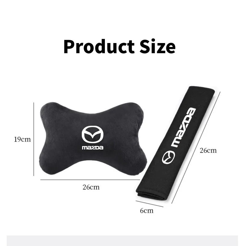 Mazda Neck Pillow and Seat Belt Pad