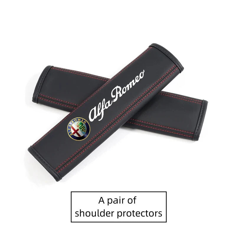 Alfa Romeo Neck Pillow & Seat Belt Pad - 2PCS Seat Belt Pad