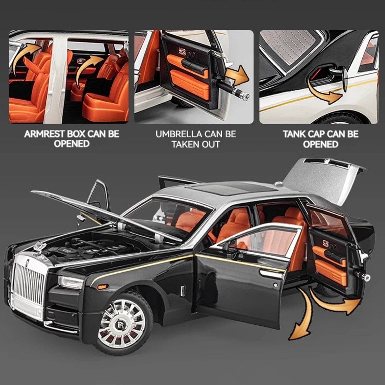 Rolls-Royce Phantom Model Car - White