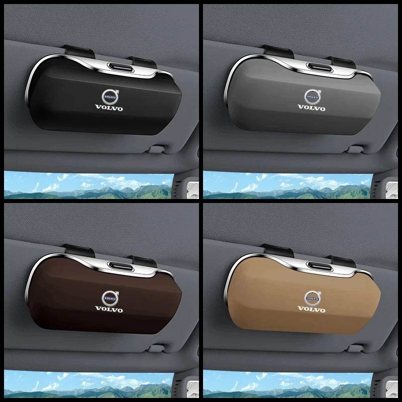 Volvo Car Sunglasses Holder Clip - Beige VOLVO
