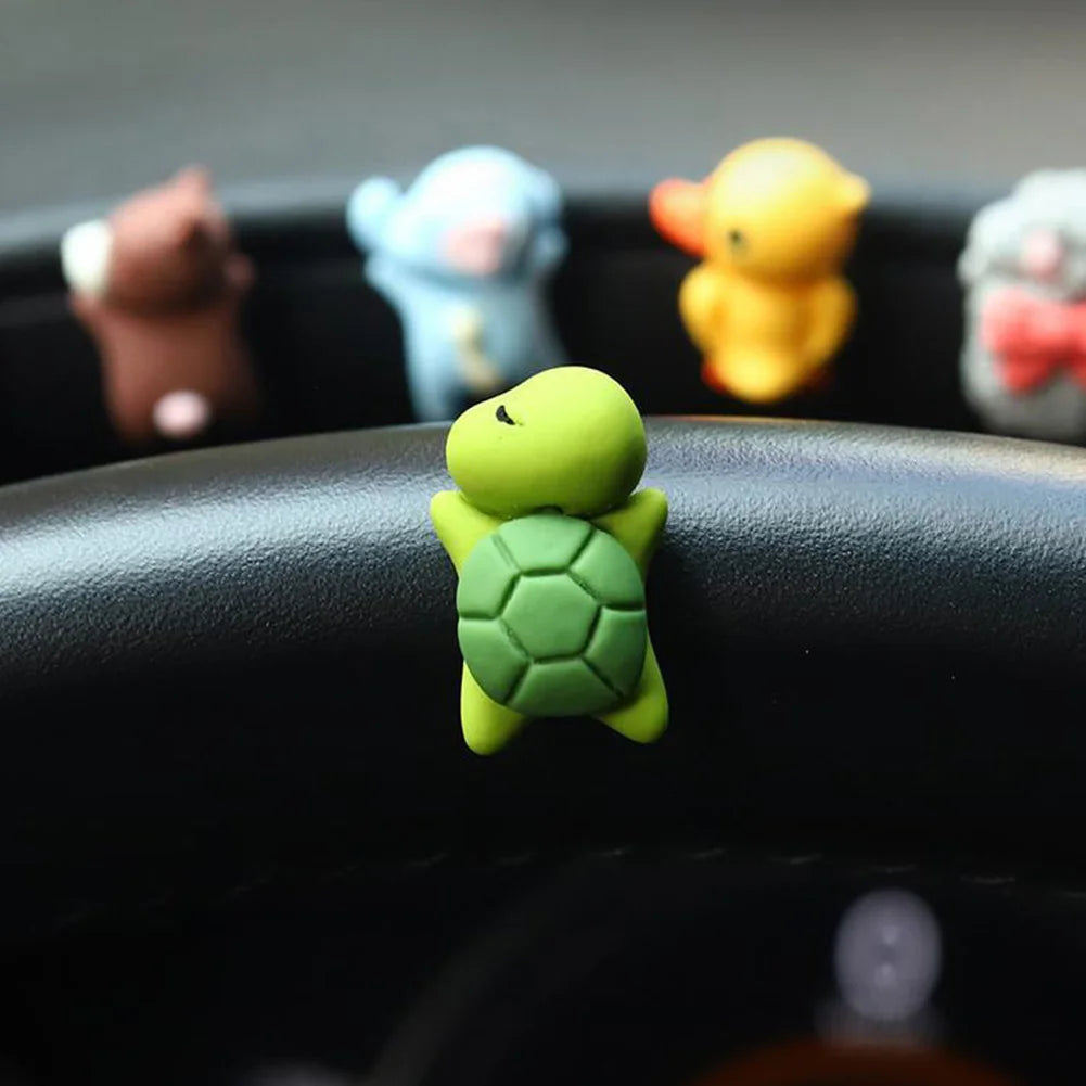 Car Interior Decorations Little Turtle Cute Pendants 6 pcs - Carmoods