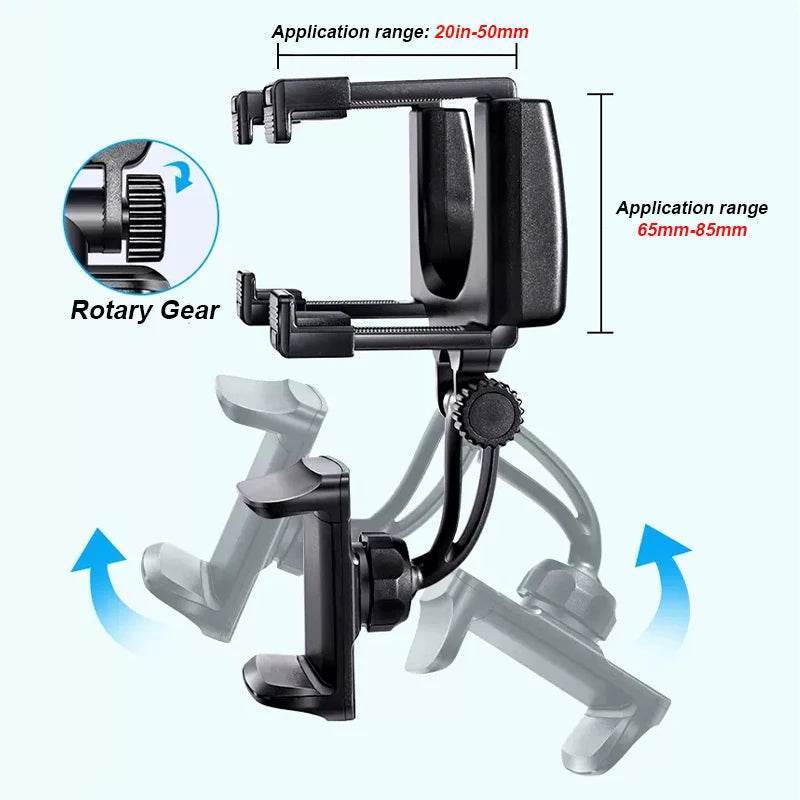 Rearview Mirror Phone Holder – 360° Adjustable -