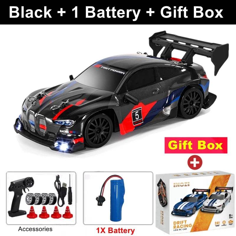 GT RS , Mustang, BMW RC 4WD Drift Car - BMW Black