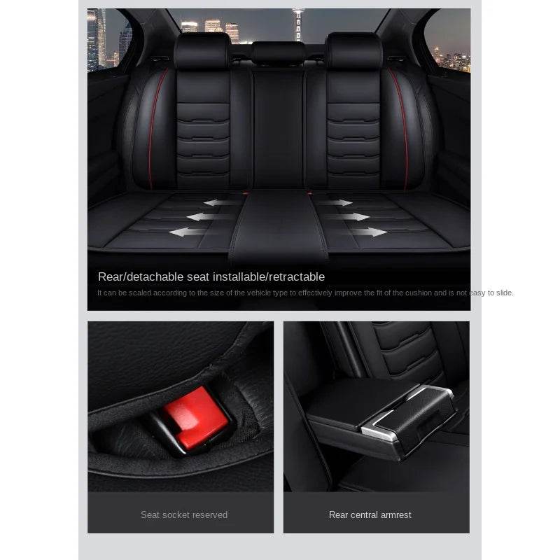 Peugeot Car Seat Covers - Black