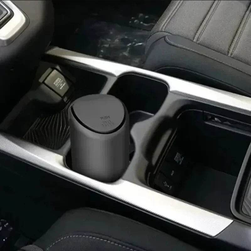 Silicone Car Trash Can - White