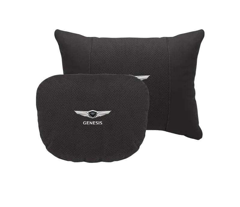 Genesis Car Neck Pillow & Lumbar Support - Black