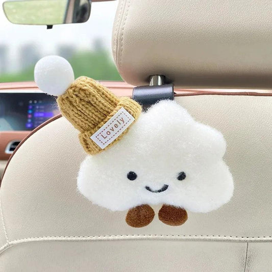 2pcs Cloud Car Seat Back Hook Organizer Multi-Purpose Headrest Hanger