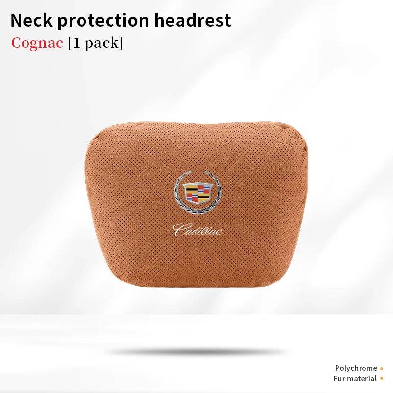 Cadillac Neck Pillow & Lumbar Support - Cognac Neck Pillow