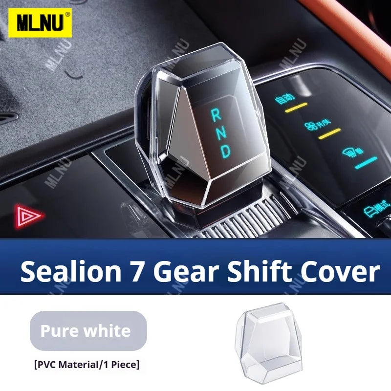 BYD Sealion 7 Centre Console Silicone Button Protector – LHD - Style B-transparent
