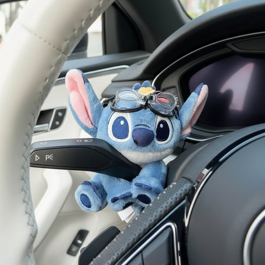 Stitch Plush Car Gear Shift Pendant