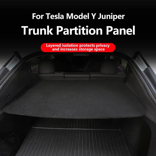 Tesla Model Y Juniper 2025 Trunk Retractable Cargo Cover -