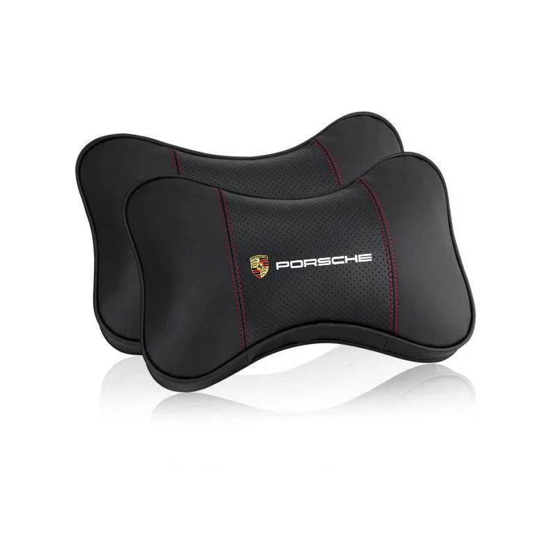 Porsche Neck Pillow and Seat Belt Shoulder Protection - Neck Pillow-2pc