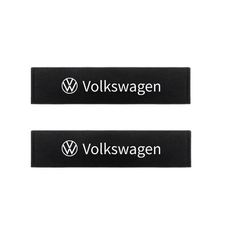 Volkswagen Neck Pillow and Seat Belt Pad - Black