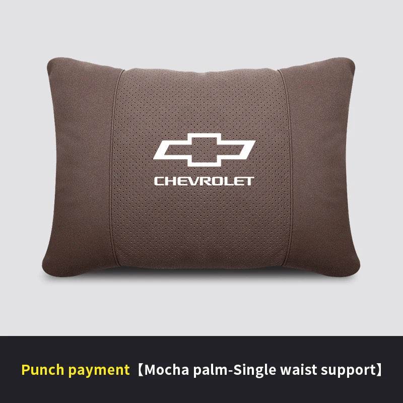 Chevrolet Neck Pillow & Lumbar Cushion - Brown Lumbar Cushion