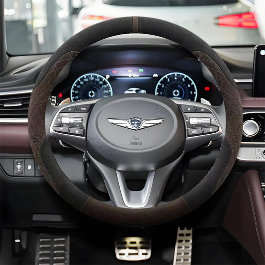 Genesis Suede Steering Wheel Cover