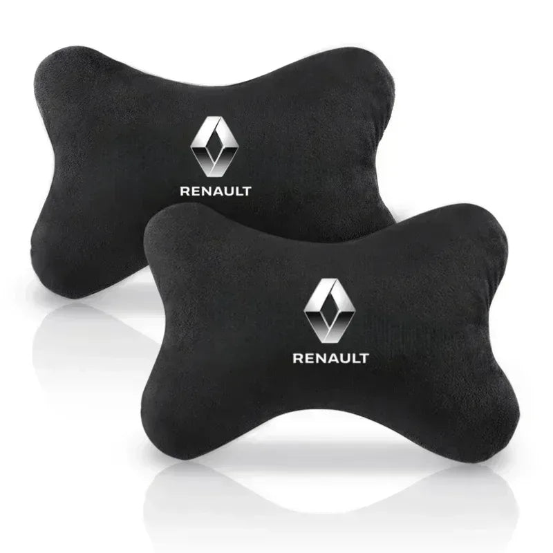 Renault Car Neck Pillow & Seat Belt Shoulder Pad - 2PCS Neck Pillow