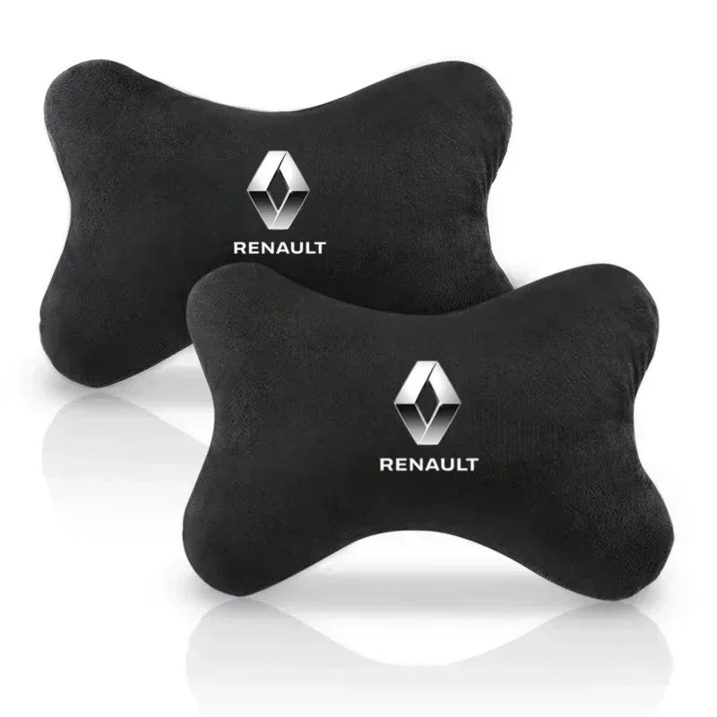 Renault Car Neck Pillow & Seat Belt Shoulder Pad - 2PCS Neck Pillow