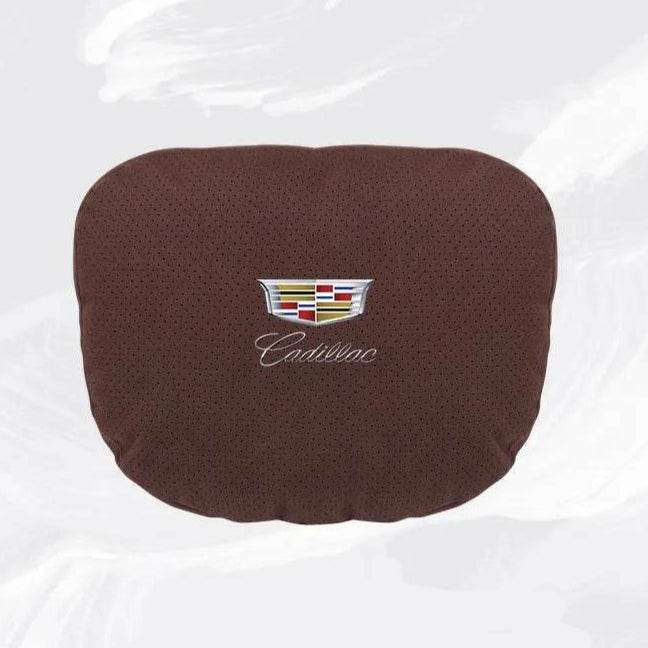 Cadillac Escalade Neck Pillow & Lumbar Support - headrest brown