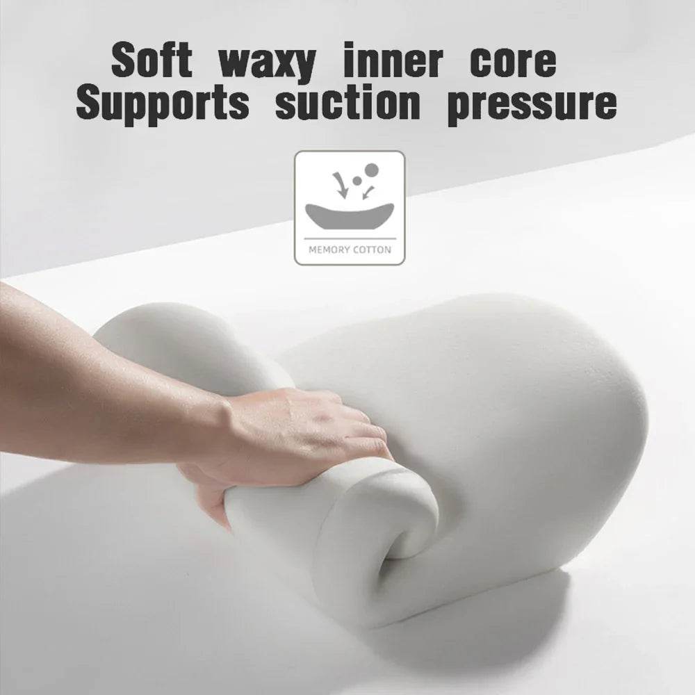 Car Neck Pillow & Back Cushion for Ultimate Comfort - Brown Headrest
