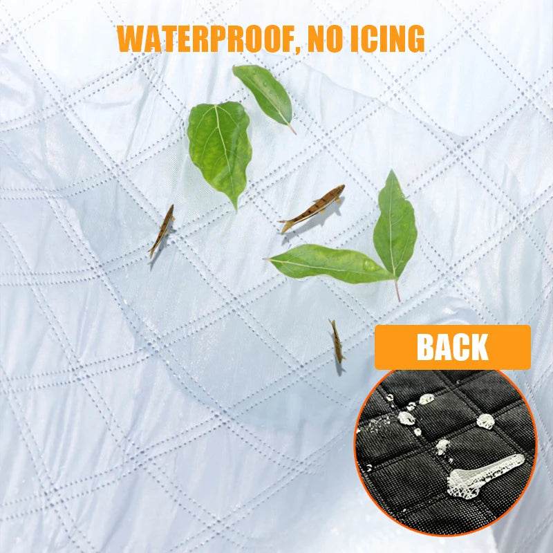 Car Hail Protector Half Cover - 3 Layers Sedan