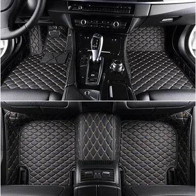 BMW 3 Series Custom 3D Full Coverage Car Floor Mats - Black Beige / G20 2020-2023