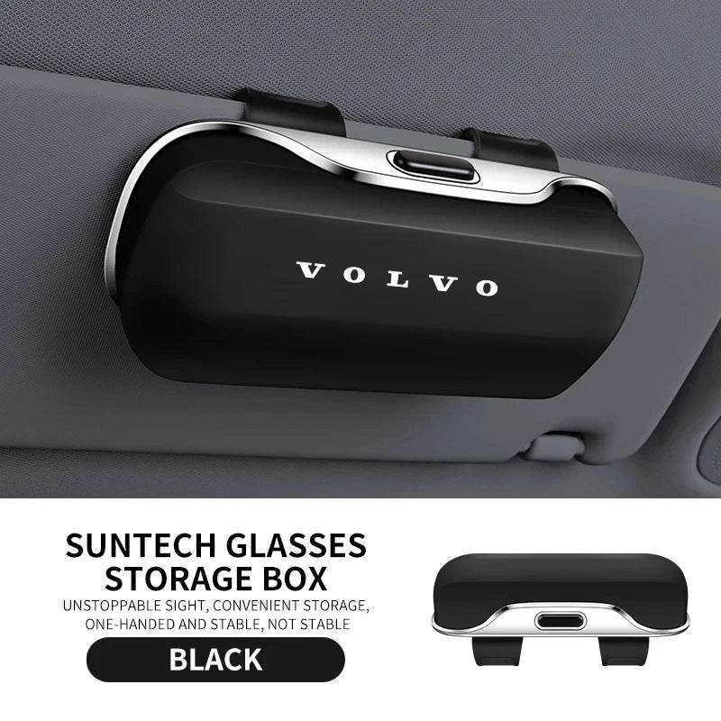 Volvo Car Sunglasses Holder Clip - Black VOLVO