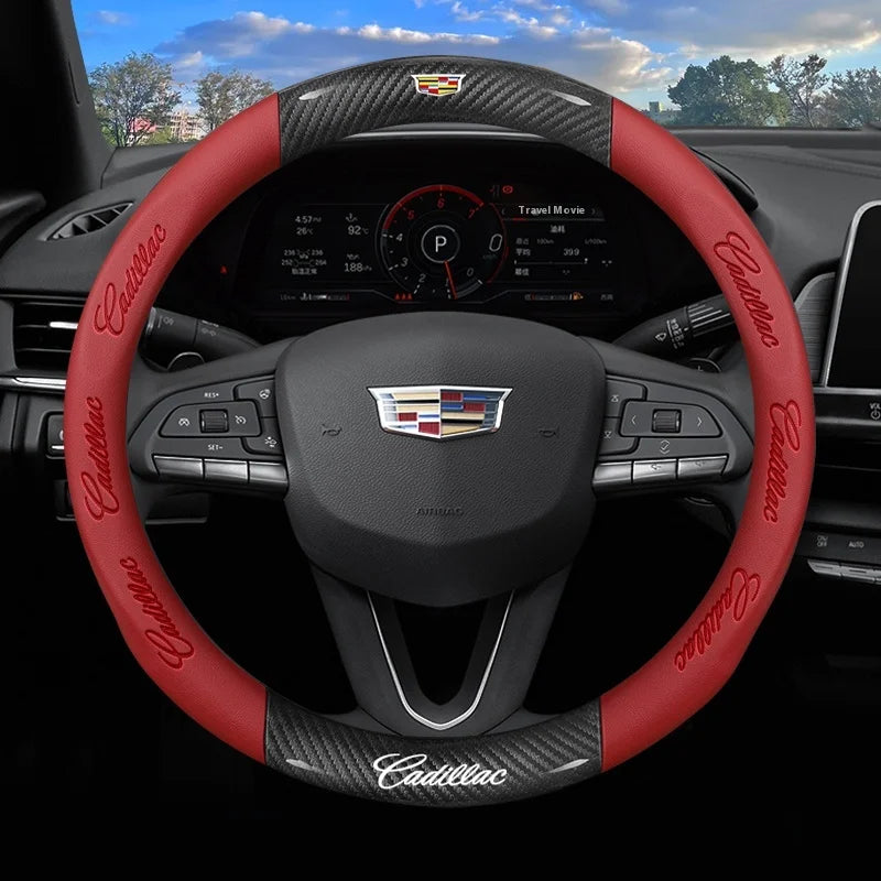 Cadillac Carbon Fiber Steering Wheel Cover