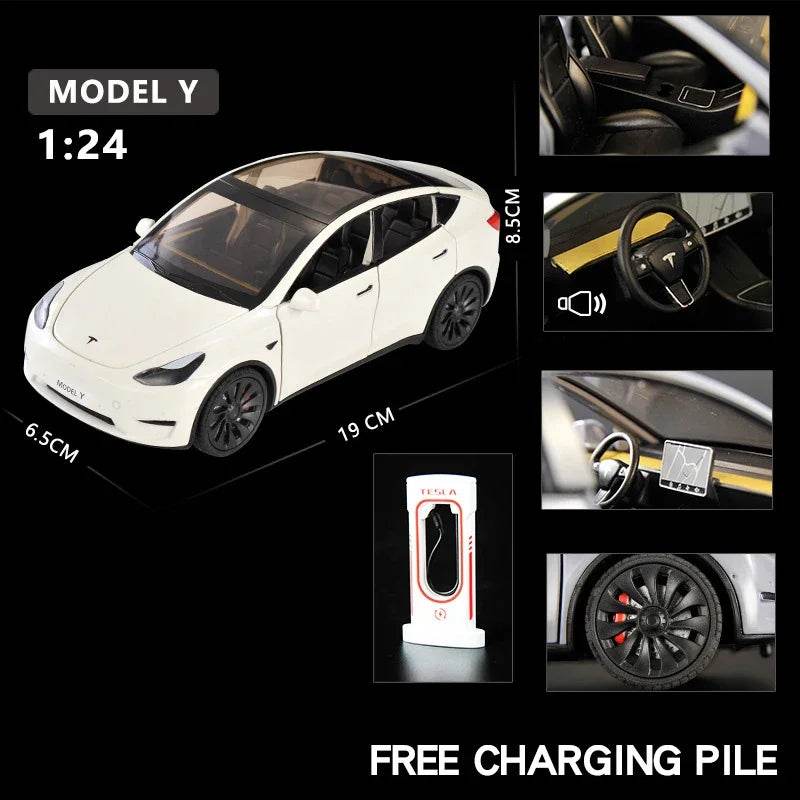 Tesla Model Y – Car Toy - model Y white