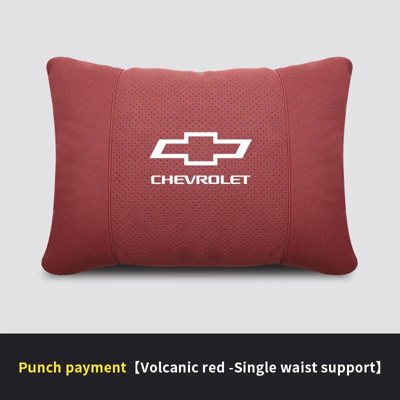 Chevrolet Neck Pillow & Lumbar Cushion - Red Lumbar Cushion