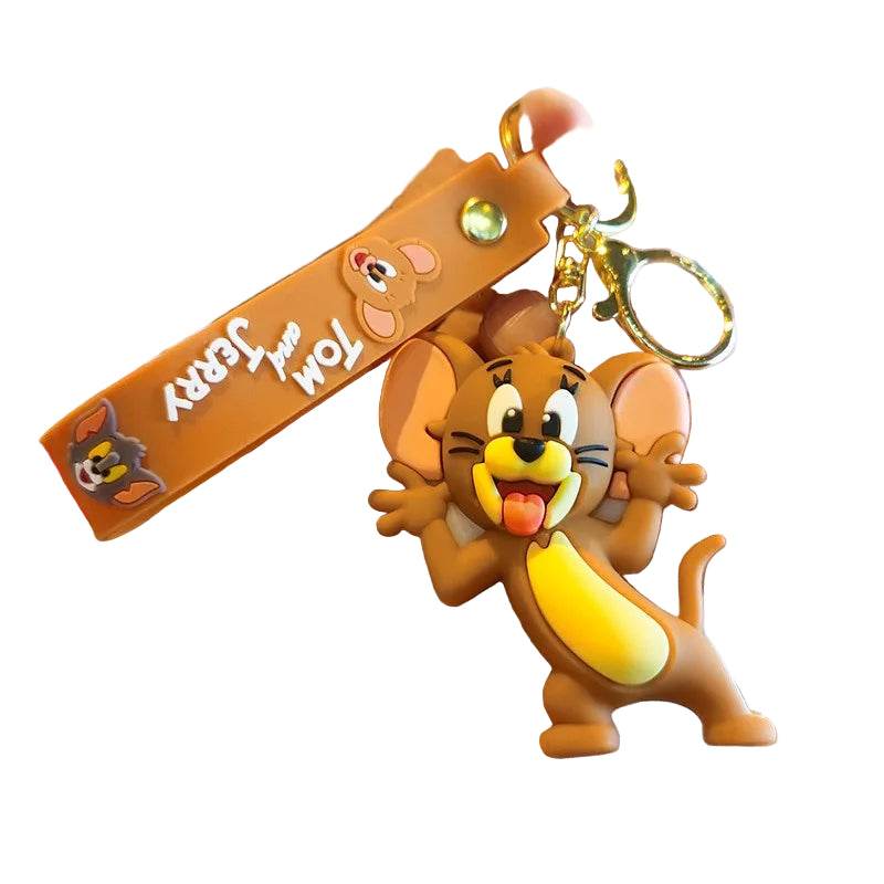 Tom & Jerry Keychain – Bag Pendant & Car Key Ring - F