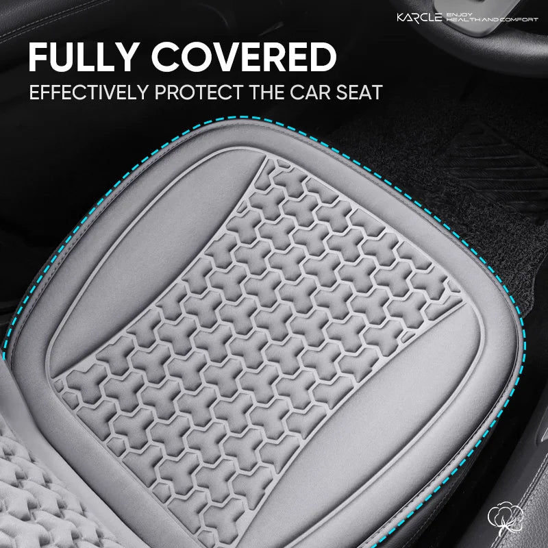 Summer Ice Silk Car Seat Cushion – 3D Breathable Universal Seat Protector Pad