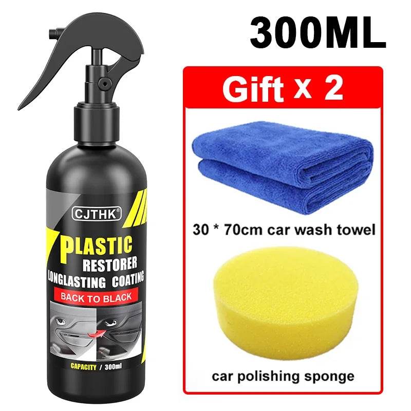 Car Plastic Restorer – Back to Black Gloss Polish & Coating - 50ML