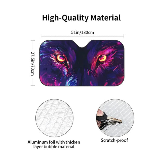 Australian Flag Car Windshield Sunshade Foldable UV Protection Cover -