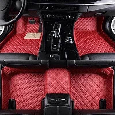 BMW 3 Series Custom 3D Full Coverage Car Floor Mats - Red / G20 2020-2023