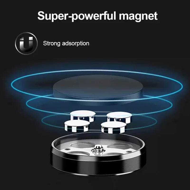 Magnetic Car Phone Holder – Universal Dashboard & Wall Mount Stand for iPhone, Samsung, Xiaomi, Huawei & More - Black
