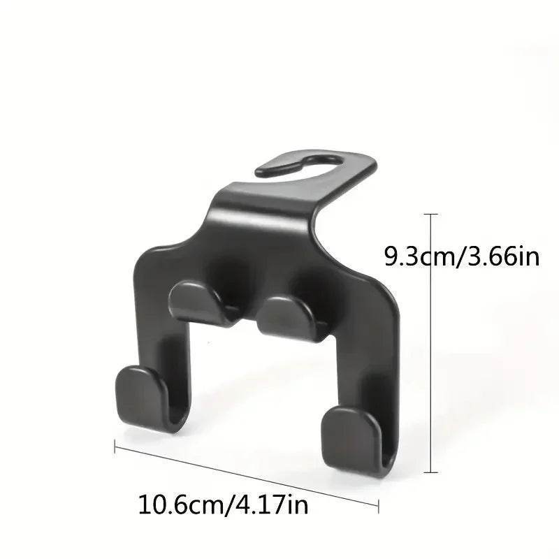 Car Seat Hook & Phone Holder | Rear Headrest Bracket for All Phones -