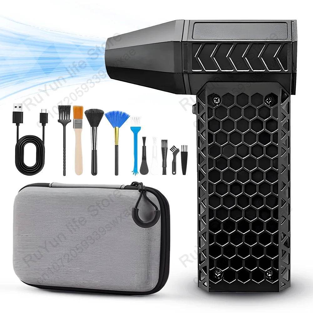 Turbo Jet Mini Air Blower – Handheld Dust Blower with Storage Bag -