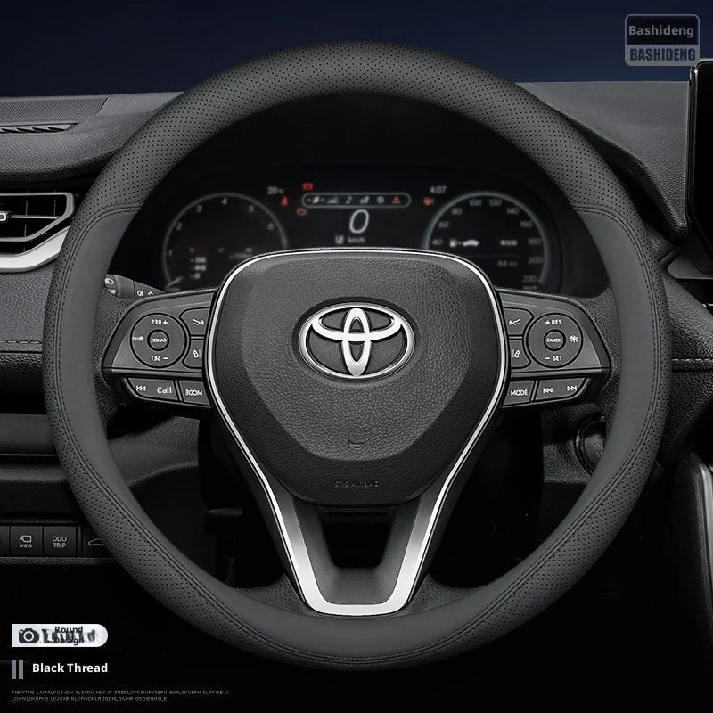 Toyota Anti-Slip Steering Wheel Cover - Black Line