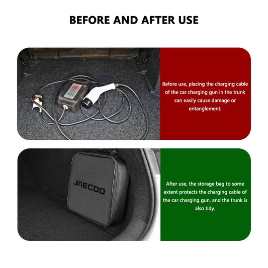 JAECOO J7 J8 Omoda C9 Rechargeable Gun Storage Cable Organizer Bag