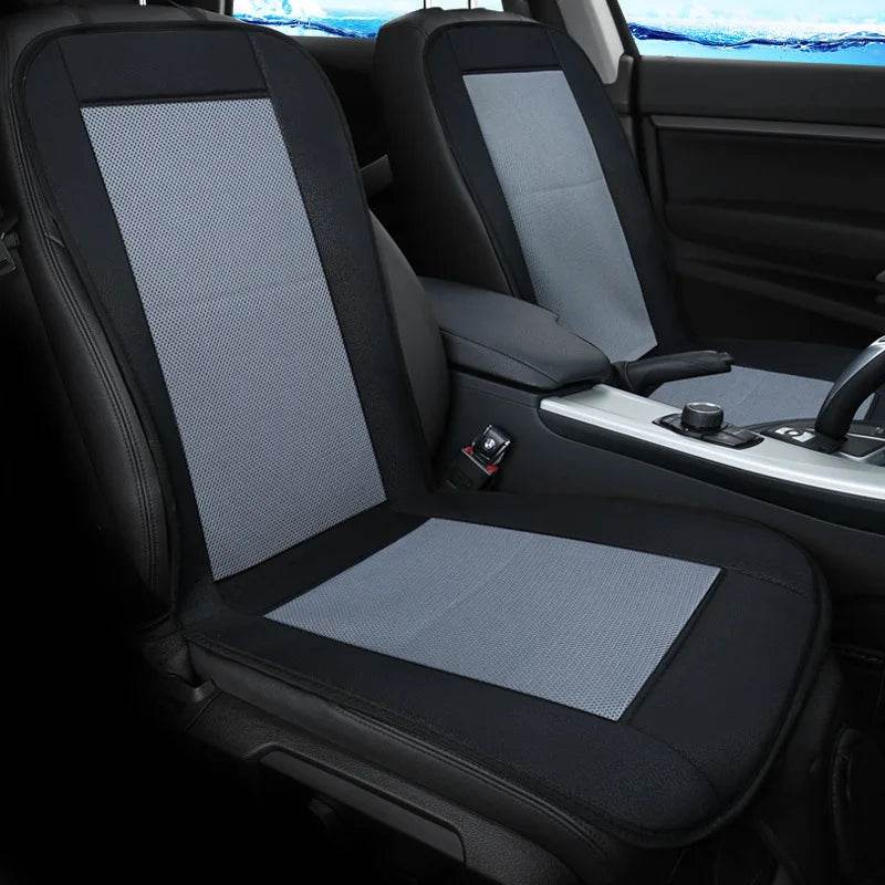 Car Seat Cooling Cushion for Summer 12V - Black Grey