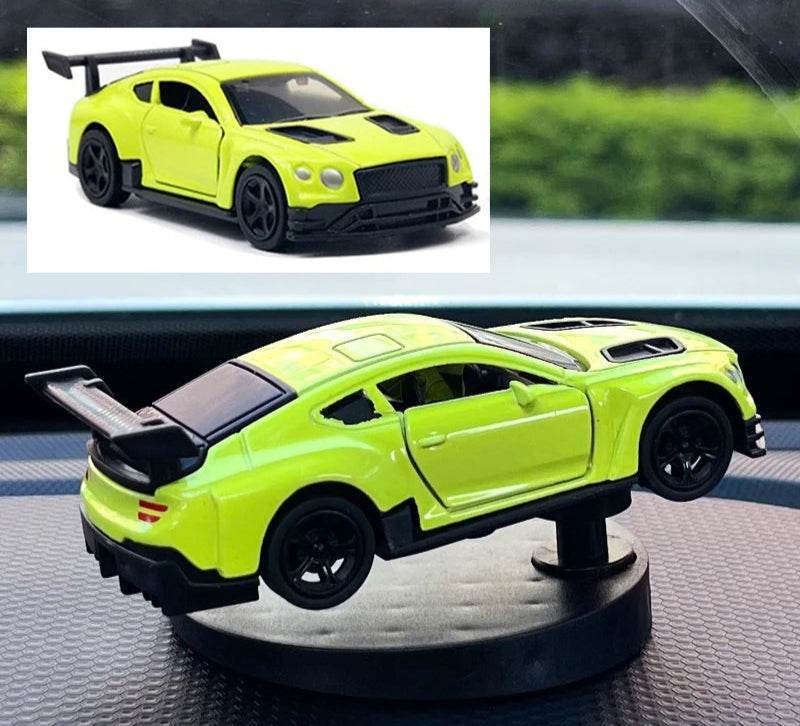 Drift Car Dashboard Swing Toy – Racing Car Ornament - Green