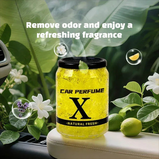 220g Solid Car Perfume Air Freshener Durable Deodorant Gel for Bedroom Living Room Bathroom Shoe Cabinet General Fragrance - Jasmine