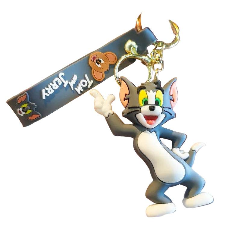 Tom & Jerry Keychain – Bag Pendant & Car Key Ring - D