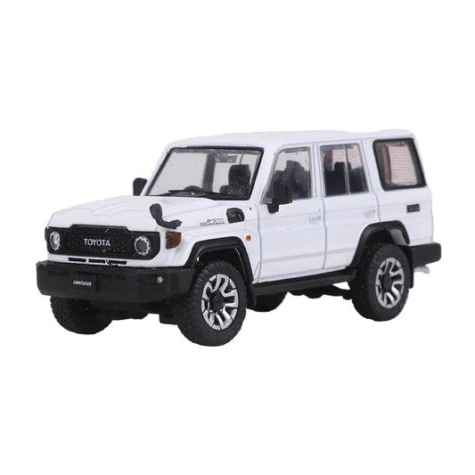 Mini Toyota Land Cruiser LC76 / LC70 SUV – Model Car - White right