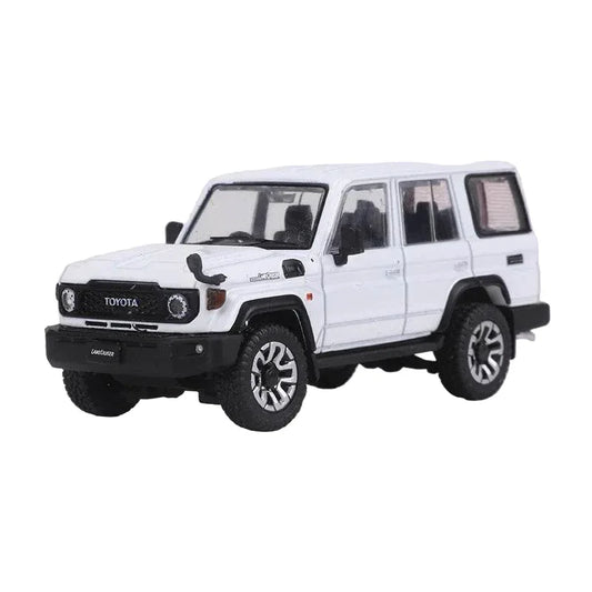 Mini Toyota Land Cruiser LC76 / LC70 SUV – Model Car - White right