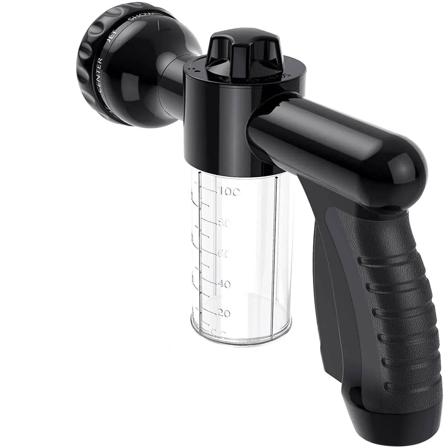 High-Pressure Foam Lance Water Gun – Nozzle Car Wash Sprayer for Car Wash - Black