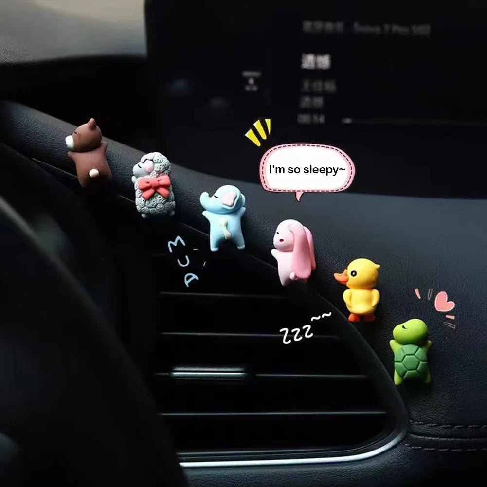 Car Interior Decorations Little Turtle Cute Pendants 6 pcs - Carmoods