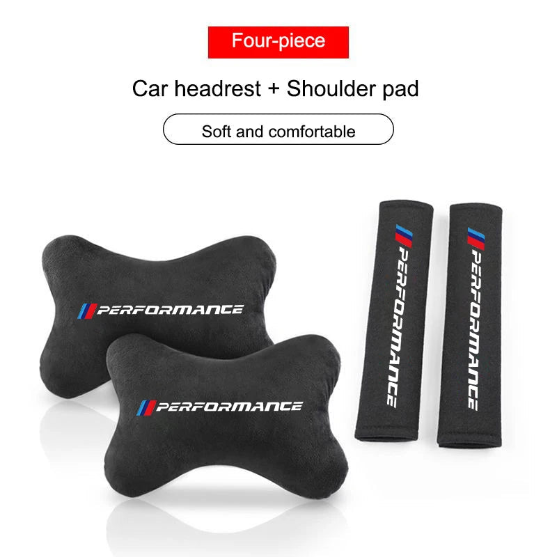 BMW Neck Pillow and Seat Belt Pad