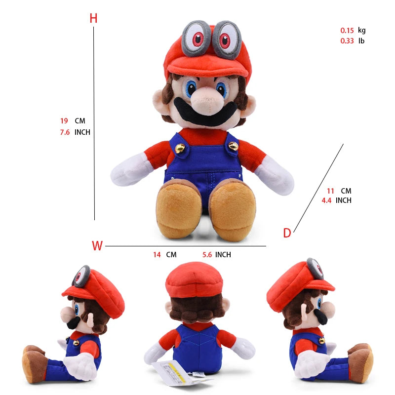 Super Mario Plush Toys – Mario, Luigi, Yoshi, Peach & More