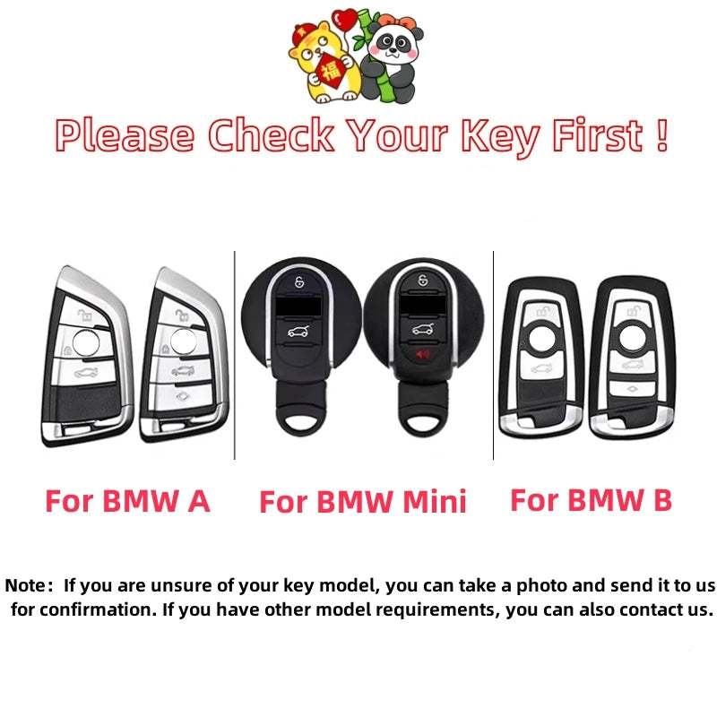 BMW Tiger & Panda Key Case Cover